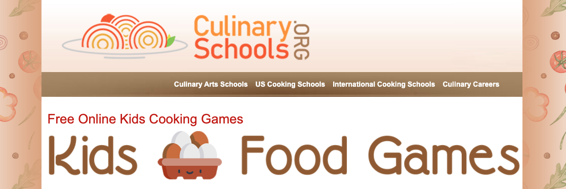 Free Family-Friendly Food Games for Kids at Culinaryschools.org